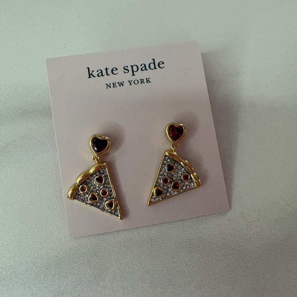 Kate Spade Pizza My Heart Drop Earrings